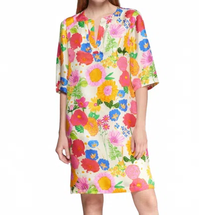 Vilagallo Dress Lizete Flor Seda In Multi In Multi