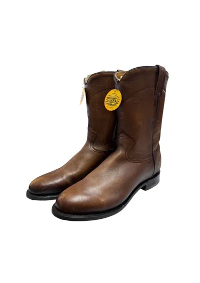 Corral Men's Roper Boot In Honey Brown In Brown