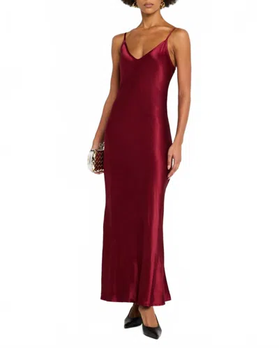 Enza Costa Bias-cut Satin Slip Dress