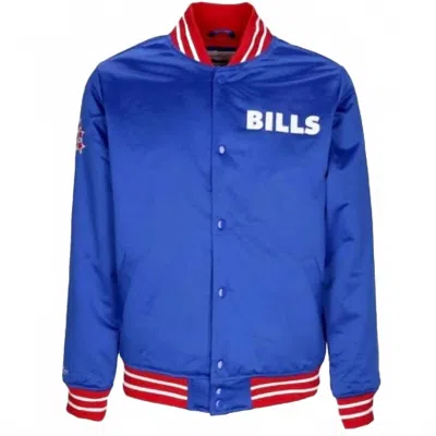 Mitchell & Ness Nfl Buffalo Bills Heavyweight Jacket In Royal In Blue