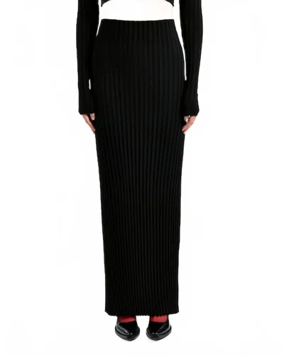 Cotton Citizen The Capri Maxi Skirt In Black