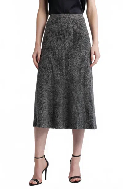 Kobi Halperin Femi Skirt In Heather Black In Gray