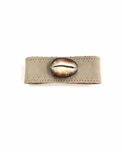 Twine & Twig Women's Cowrie Cuff Bracelet In Brown