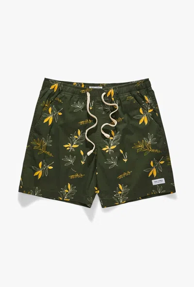 Banks Journal Men's Neighbour Elastics Boardshort In Green In Green