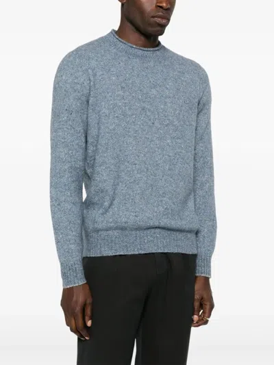 Brunello Cucinelli Crew-neck Sweater In Blue