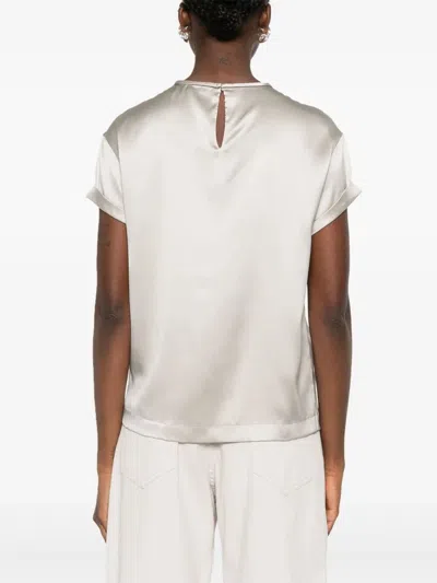 Brunello Cucinelli Short Sleeve Blouse