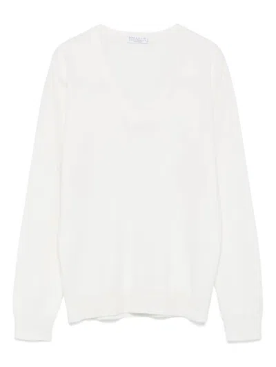 Brunello Cucinelli Cashmere Sweater With Monili