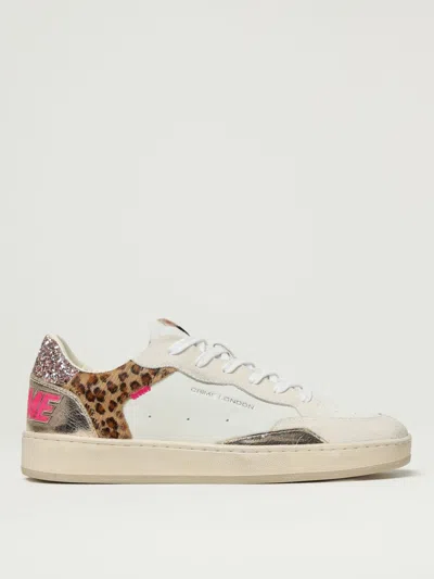 Crime London Chelsea Pink Cheetah In White