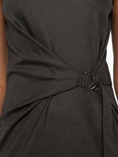 Brunello Cucinelli Sleeveless Midi Dress In Black