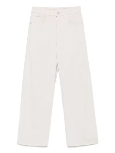 Brunello Cucinelli Women Dyed Pants In White