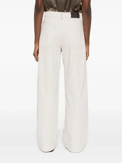 Brunello Cucinelli Women Dyed Pants In White