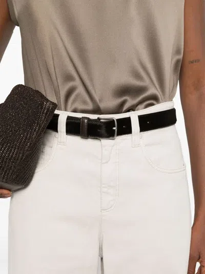 Brunello Cucinelli Women Dyed Pants In White