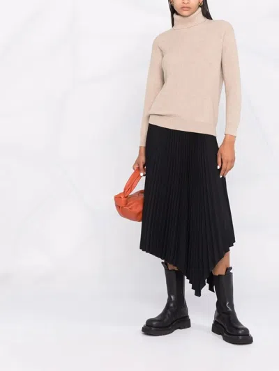Brunello Cucinelli Women English Rib Knit Sweater In Brown
