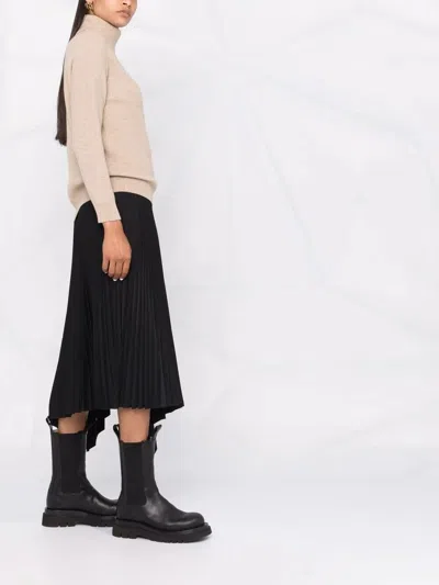 Brunello Cucinelli Women English Rib Knit Sweater In Brown