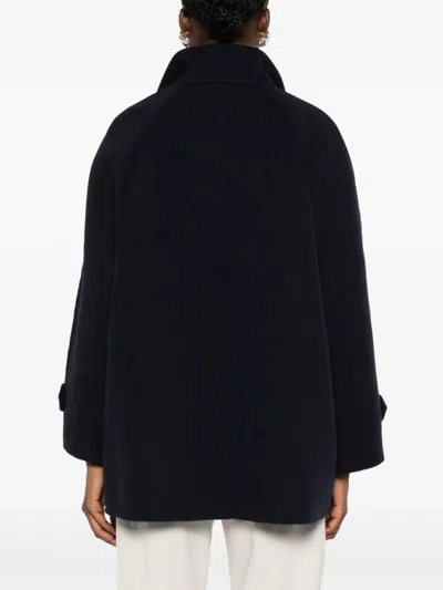 Brunello Cucinelli Double-breasted Coat In Black