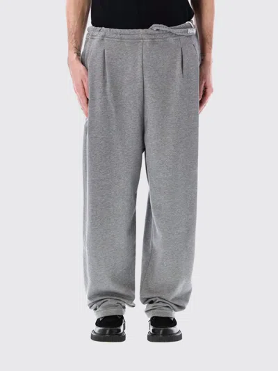 Magliano Pleat Detailing Track Pants In Gray