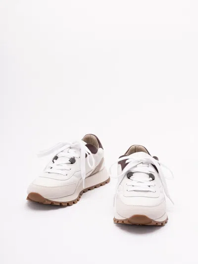 Brunello Cucinelli Lace-up Sneakers In Multi