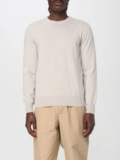 K-way Sweater  Men Color Dove Grey In White