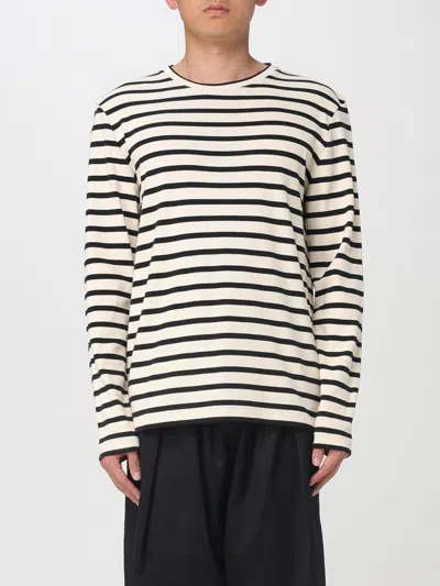 Jil Sander Bluejay Cotton Long Sleeved Top In White