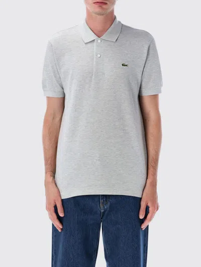 Lacoste Slim Fit Core Polo In Gray