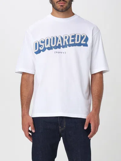 Dsquared2 Graphic Logo Oversized T-shirt In White