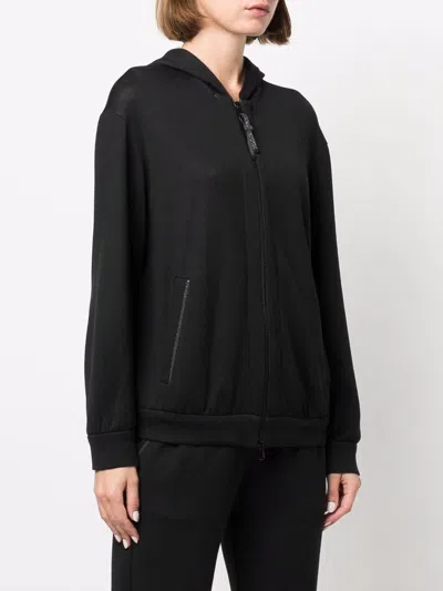Brunello Cucinelli Women Sweatshirt With Monili In Black