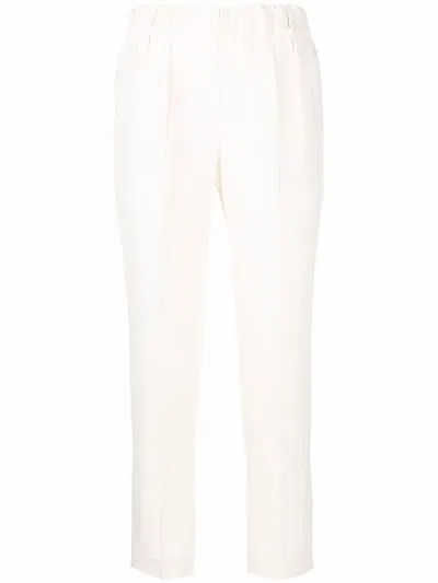 Brunello Cucinelli Pant Pleated Design Acetate Blend