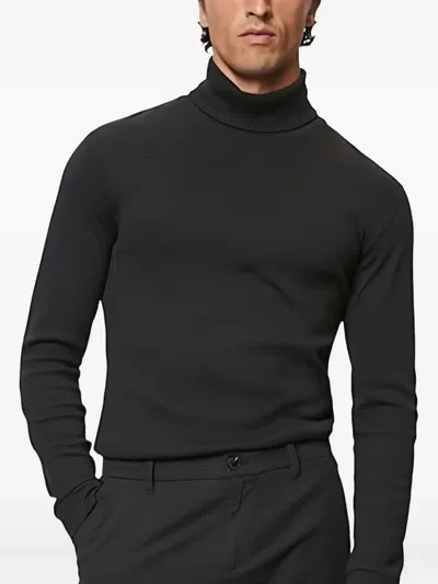 Marc O'polo Turtleneck Long-sleeve Sweater In Black