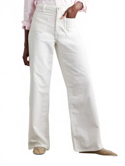 La Ligne Nyc The Isadora Cords Pant In White