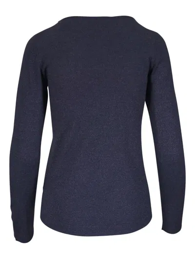 Brunello Cucinelli `sparkling` Sweater In Blue