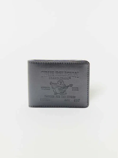 True Religion Bottle Opener Horseshoe Keychain & Wallet Set