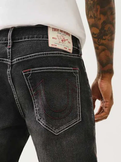 True Religion Men's Geno Slim Jean In Black