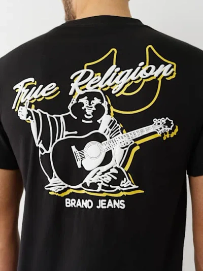 True Religion Men's Script Logo Buddha T-shirt