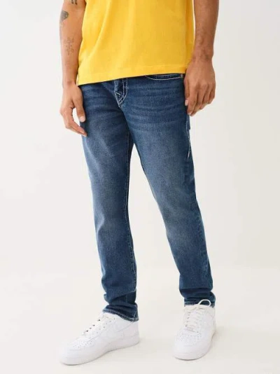 True Religion Men's Geno Big T Slim Jean In Blue