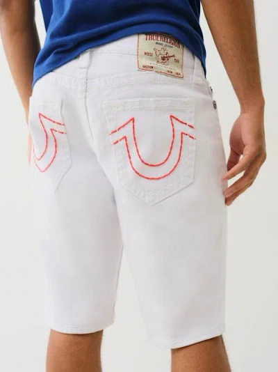 True Religion Rocco Super T Short In White