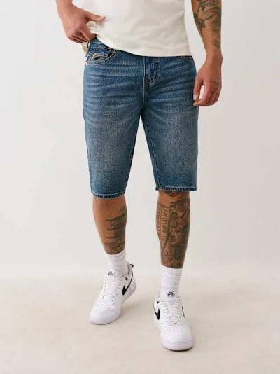 True Religion Rocco Flap Short In Blue