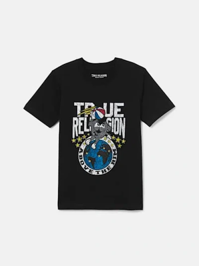 True Religion Boys Above The Rim T-shirt In Black