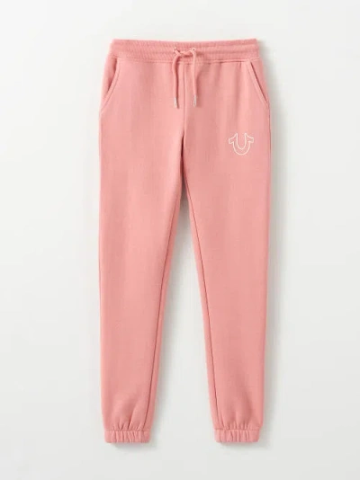 True Religion Girls Stich Jogger In Pink
