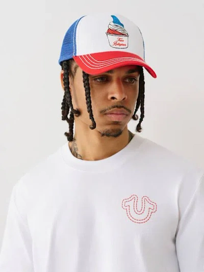 True Religion Ice Cream Trucker Hat In Multi
