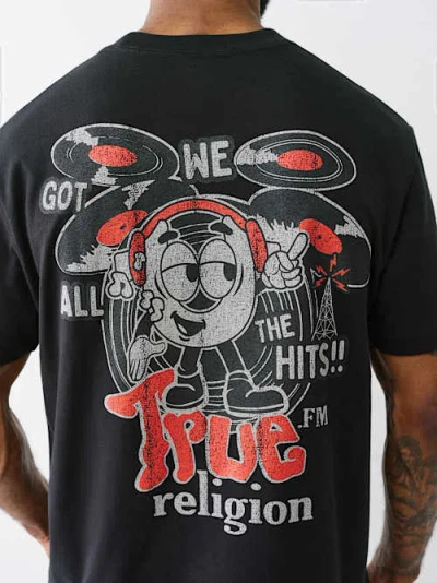 True Religion Men's Dj Shoey T-shirt In Black