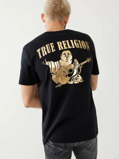 True Religion Men's Solid Gold Buddha T-shirt