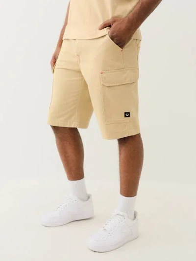 True Religion Men's Belted Logo Cargo Short In Multi