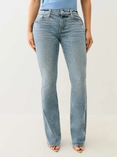 True Religion Women's Becca Mid Rise Bootcut Jean