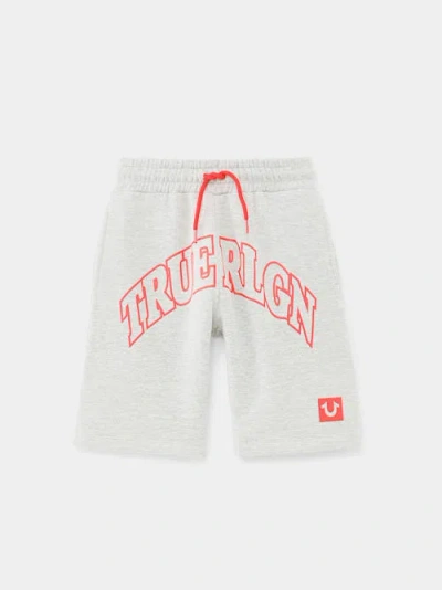 True Religion Boys  Sweat Short In White