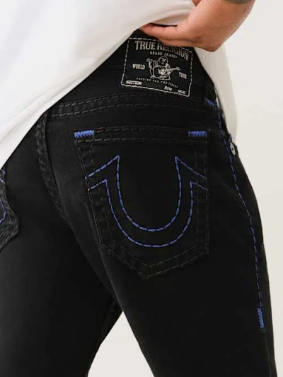 True Religion Men's Rocco Super T Skinny Jean 32 In Black