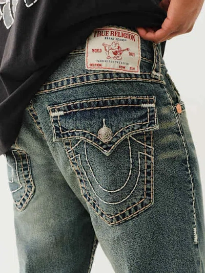 True Religion Men's Ricky Super T Straight Jean