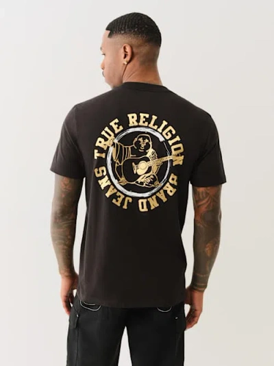 True Religion Men's Metallic True Logo T-shirt