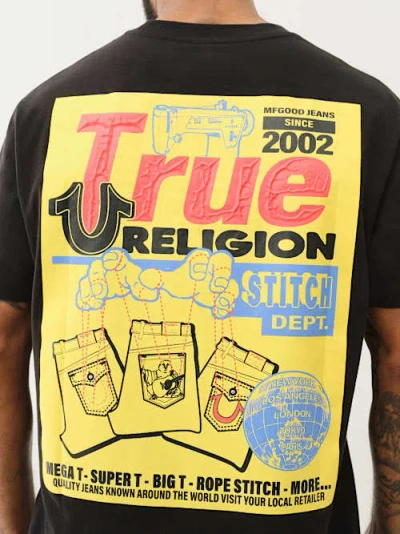 True Religion Men's True Ad T-shirt