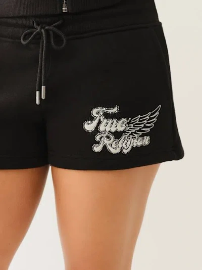True Religion Women's Crystal Wing Lounge Shorts