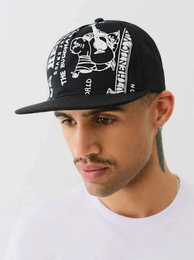 True Religion Heritage Logo Hat In Black